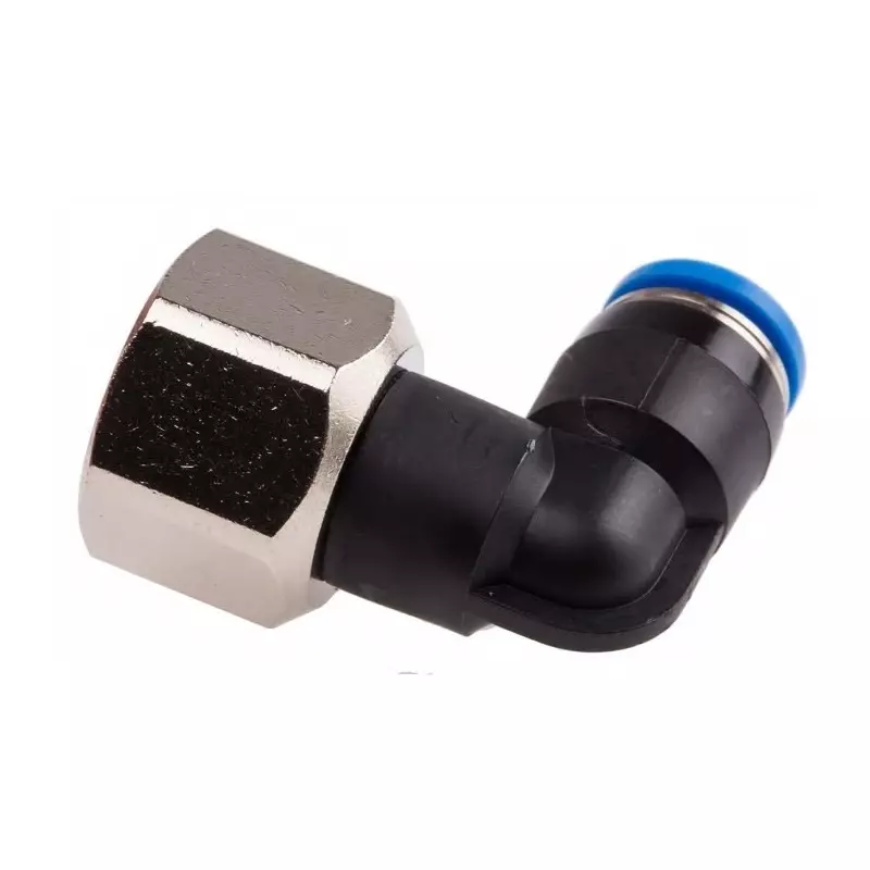 Shop festo-elbow-threaded-adaptor-qs-g-14-female-connector-a-threaded-to-tube-qslf-14-6-b Festo Elbow Threaded Adaptor QS G 1/4 Female Connector A Threaded-to-Tube, QSLF-1/4-6-B (Bag of 10 Pcs)