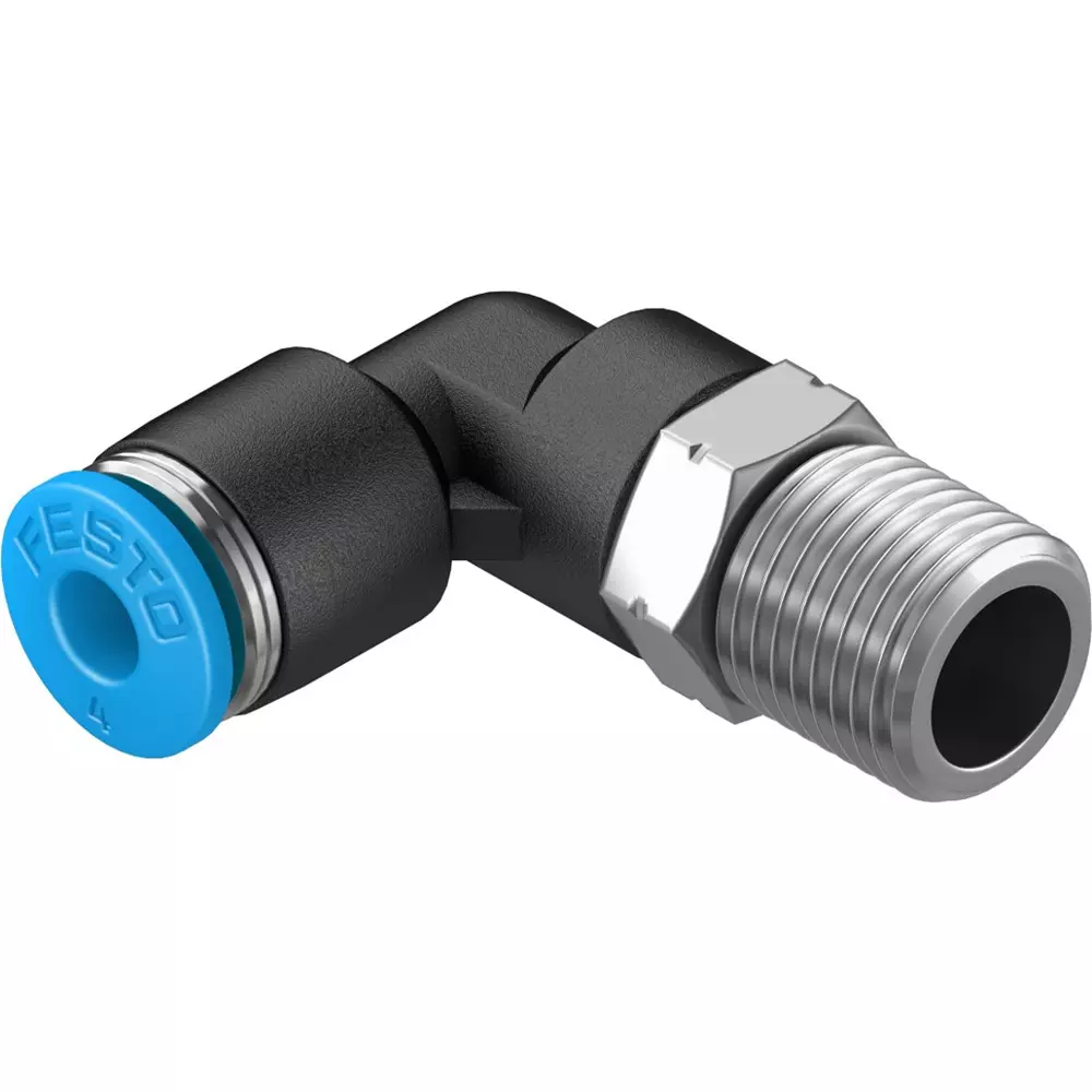 FESTO Push-in L-Fitting PBT Housing Material 2.8 mm Nominal Size, QSL-1/8-4-100 (Pack of 10) FESTO Push-in L-Fitting PBT Housing Material 2.8 mm Nominal Size, QSL-1/8-4-100 (Pack of 10)