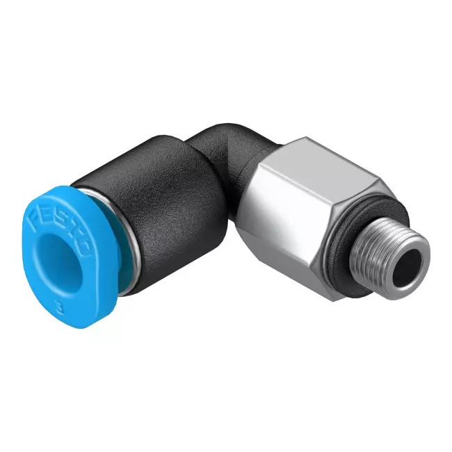 FESTO Push-in L-Fitting PBT Housing Material 0.8 mm Nominal Size, QSML-M3-3-100 (Pack of 10) FESTO Push-in L-Fitting PBT Housing Material 0.8 mm Nominal Size, QSML-M3-3-100 (Pack of 10)