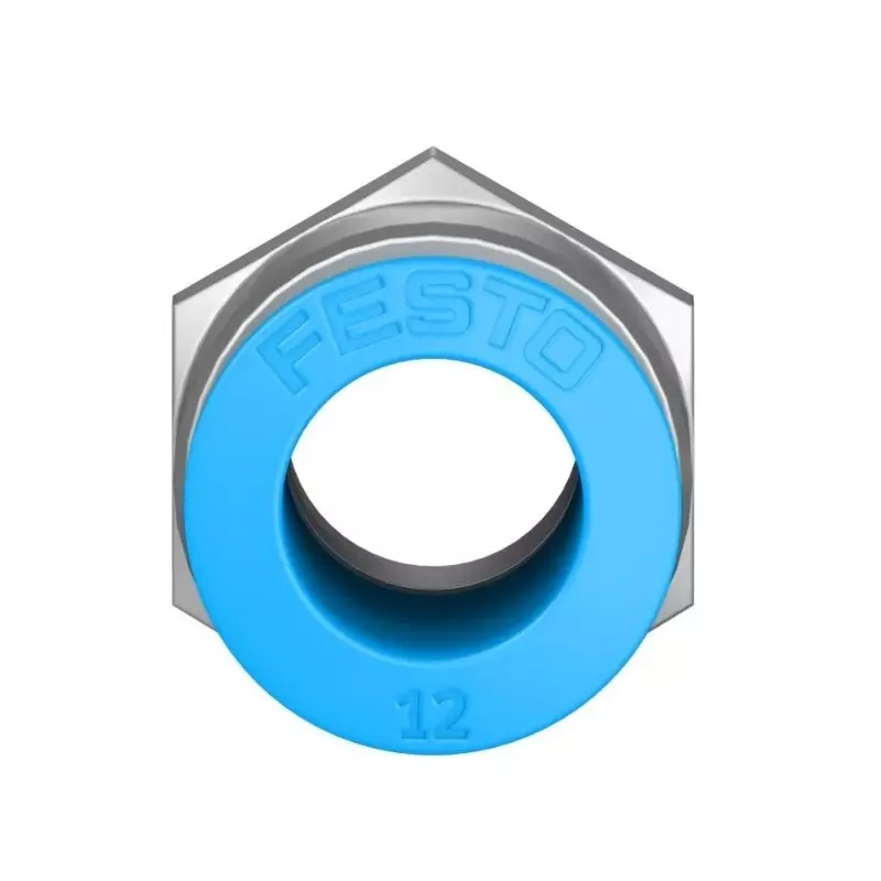 Buy festo-straight-threaded-adaptor-qs-g-38-male-connector-a-threaded-to-tube-qs-g38-12-20 Festo Straight Threaded Adaptor QS G 3/8 Male Connector A Threaded-to-Tube, QS-G3/8-12-20 (Bag of 20 Pcs)