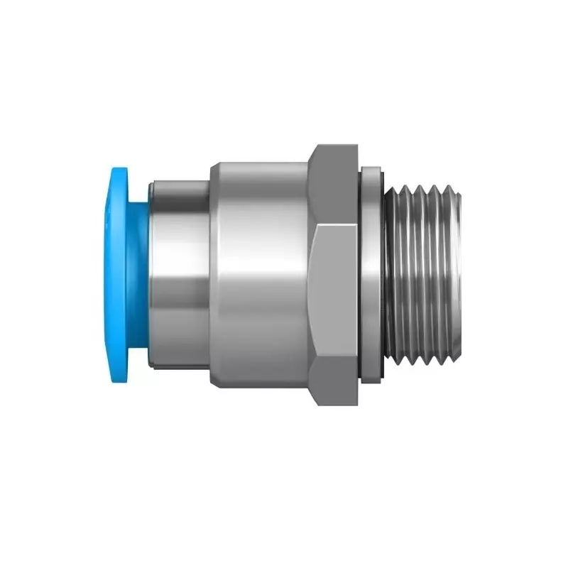 Product festo-straight-threaded-adaptor-qs-g-38-male-connector-a-threaded-to-tube-qs-g38-12-20 Festo Straight Threaded Adaptor QS G 3/8 Male Connector A Threaded-to-Tube, QS-G3/8-12-20 (Bag of 20 Pcs)