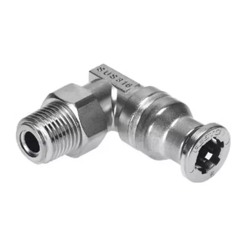 Festo Bulkhead Fitting CRQSL R 1/8 Male Connector A Threaded-to-Tube, CRQSL-1/8-8 Festo Bulkhead Fitting CRQSL R 1/8 Male Connector A Threaded-to-Tube, CRQSL-1/8-8