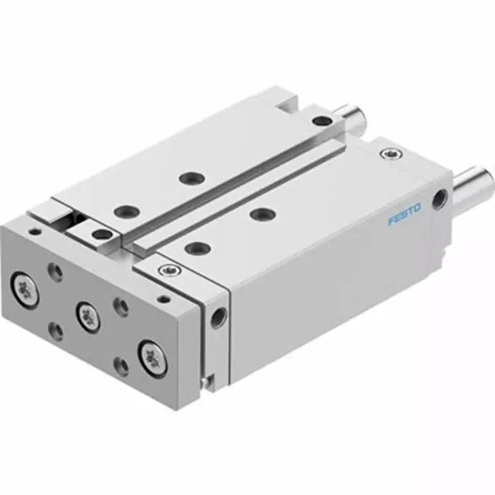 Festo Pneumatic Guided Cylinder DFM 80 mm Stroke, 32 mm, DFM-32-80-B-PPV-A-GF Festo Pneumatic Guided Cylinder DFM 80 mm Stroke, 32 mm, DFM-32-80-B-PPV-A-GF