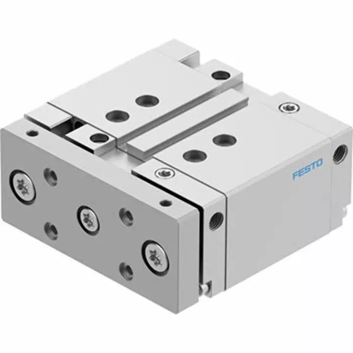 Festo Pneumatic Guided Cylinder DFM 25 mm Stroke, 40 mm, DFM-40-25-B-PPV-A-GF Festo Pneumatic Guided Cylinder DFM 25 mm Stroke, 40 mm, DFM-40-25-B-PPV-A-GF