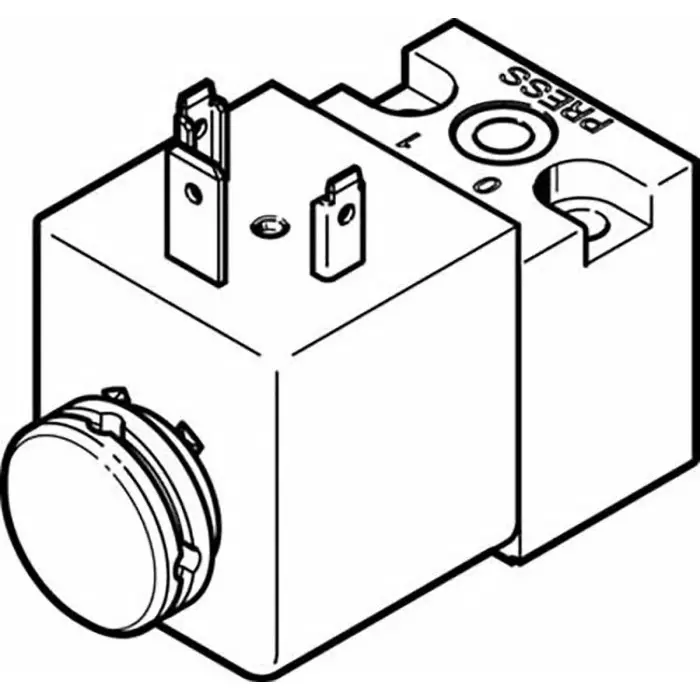 Festo Pilot-Operated Control Valve MDH, MDH-3/2-24DC Festo Pilot-Operated Control Valve MDH, MDH-3/2-24DC