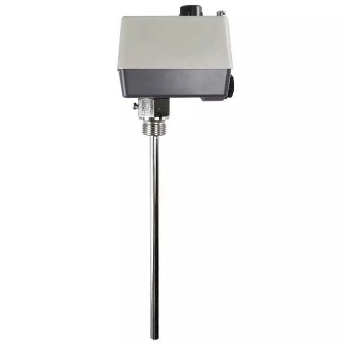 Jumo Surface Mount Capillary Thermostat Automatic Reset 60°C to 130°C, 603021/70-1-066-00-0-00-20-13-46-200-8-6/000 Jumo Surface Mount Capillary Thermostat Automatic Reset 60°C to 130°C, 603021/70-1-066-00-0-00-20-13-46-200-8-6/000