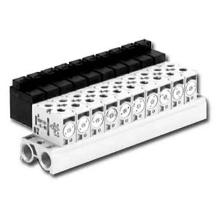 SMC VQD1000 Series 6 Station One-Touch Fitting 4 mm Manifold Base, VV4QD15-06C4-Q SMC VQD1000 Series 6 Station One-Touch Fitting 4 mm Manifold Base, VV4QD15-06C4-Q