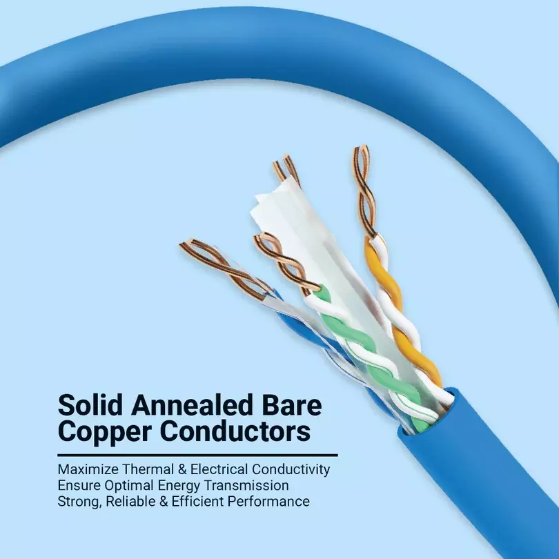 Buy consistent-cat6-networking-cable-100-m-copper-cable-blue-consistent Consistent CAT6 Networking Cable 100 m Copper Cable Blue, Consistent