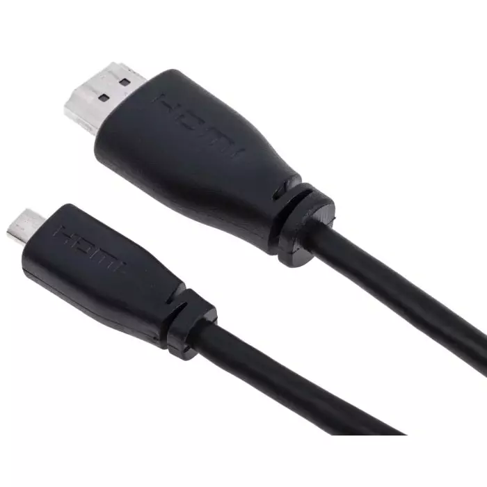 Shop raspberry-pi-2m-hdmi-to-micro-hdmi-cable-in-black-t7733ax-rs Raspberry Pi 2m HDMI to Micro HDMI Cable in Black, T7733AX-RS