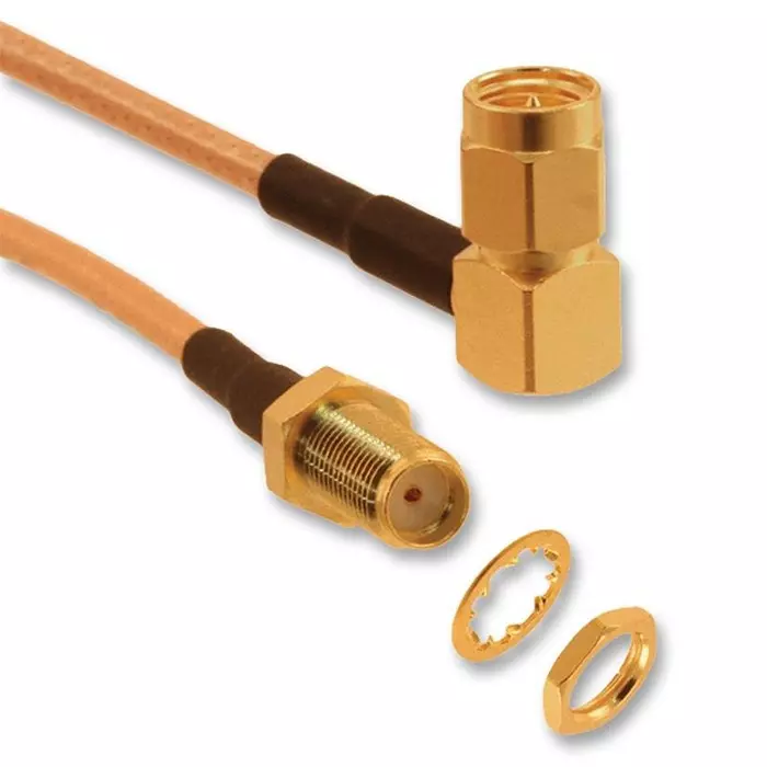 AMPHENOL RF RF Coaxial Cable Assemblies COAXIAL CABLE, RG316/U, PLUG-JACK, 0.25M, 135111-01-M0.25 AMPHENOL RF RF Coaxial Cable Assemblies COAXIAL CABLE, RG316/U, PLUG-JACK, 0.25M, 135111-01-M0.25