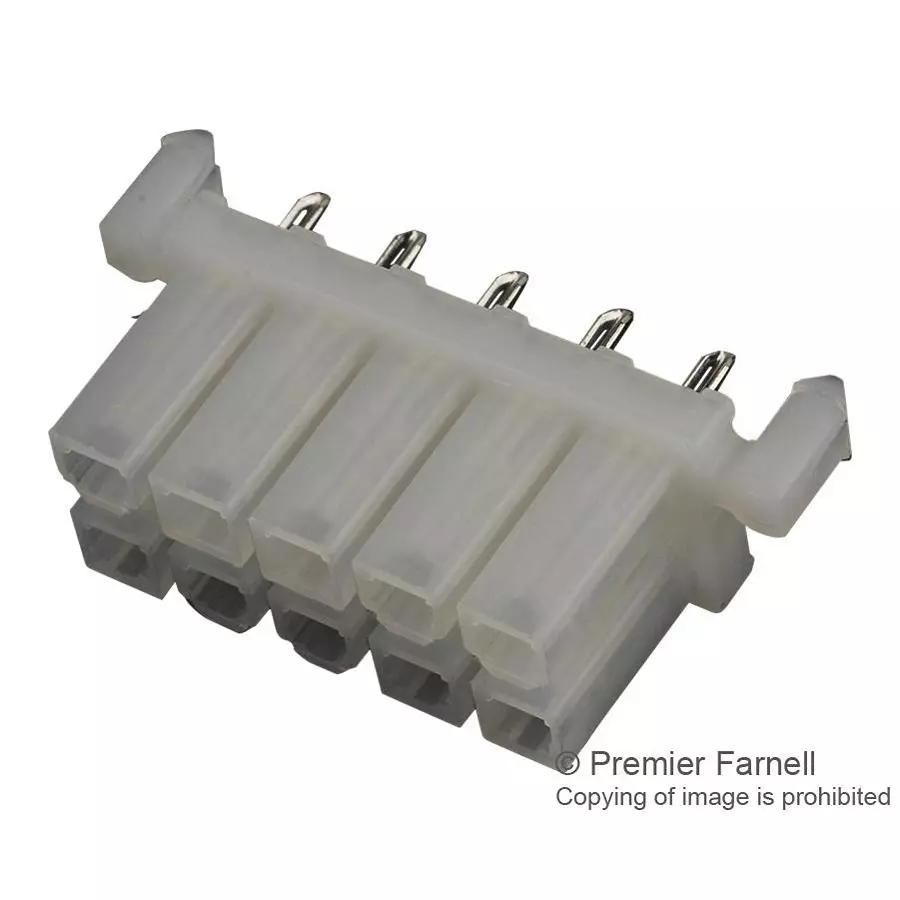 MOLEX PCB Receptacles CONNECTOR, RCPT, 10POS, 2ROW, 4.2MM 15-24-7100 MOLEX PCB Receptacles CONNECTOR, RCPT, 10POS, 2ROW, 4.2MM 15-24-7100