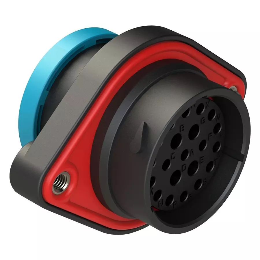 AMPHENOL SINE/TUCHEL CIRCULAR CONN, RCPT, 21POS, CRIMP, AHDP02-24-21SR-BRA. AMPHENOL SINE/TUCHEL CIRCULAR CONN, RCPT, 21POS, CRIMP, AHDP02-24-21SR-BRA.