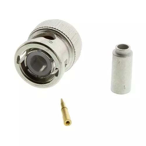AMP - TE CONNECTIVITY RF/COAXIAL, BNC PLUG, STRAIGHT, 50 OHM, CRIMP, 2-5221128-3 AMP - TE CONNECTIVITY RF/COAXIAL, BNC PLUG, STRAIGHT, 50 OHM, CRIMP, 2-5221128-3