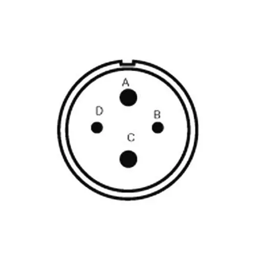 ITT CANNON CIRCULAR CONNECTOR, PLUG, 16-9, CABLE, MS3106R16-9P ITT CANNON CIRCULAR CONNECTOR, PLUG, 16-9, CABLE, MS3106R16-9P