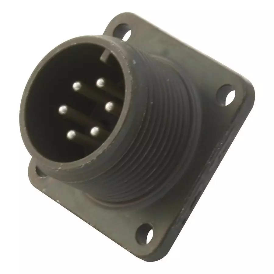 AMPHENOL INDUSTRIAL CIRCULAR CONNECTOR, MS3102E14S-6P.. AMPHENOL INDUSTRIAL CIRCULAR CONNECTOR, MS3102E14S-6P..