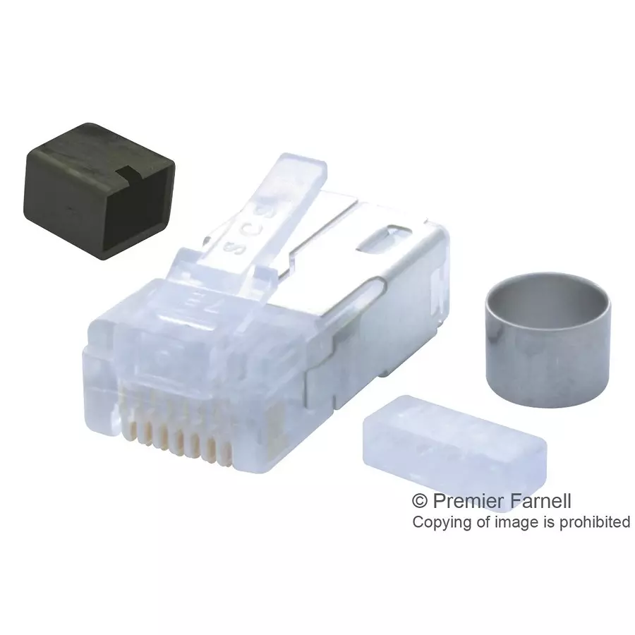 STEWART CONNECTOR CONNECTOR, RJ45, PLUG, 8P8C, CRIMP, 943-SP-370808SM2-A264 STEWART CONNECTOR CONNECTOR, RJ45, PLUG, 8P8C, CRIMP, 943-SP-370808SM2-A264