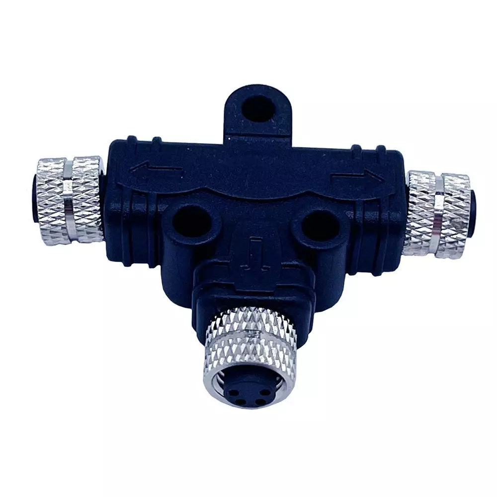 NORCOMP Sensor Splitters T SPLITTER CONN, 4P M8 RCPT-4P PLUG/RCPT, T54-A04-FMFR001 NORCOMP Sensor Splitters T SPLITTER CONN, 4P M8 RCPT-4P PLUG/RCPT, T54-A04-FMFR001