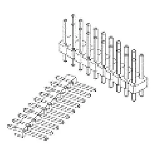 AMPHENOL COMMUNICATIONS SOLUTIONS HEADER, VERT, 6WAY, 95278-101A06LF AMPHENOL COMMUNICATIONS SOLUTIONS HEADER, VERT, 6WAY, 95278-101A06LF