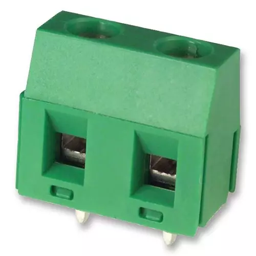 CAMDENBOSS Terminal Block, Wire To Brd, 2Pos, 12Awg, CTB0110/2 CAMDENBOSS Terminal Block, Wire To Brd, 2Pos, 12Awg, CTB0110/2