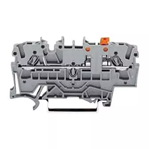 Wago TERMINAL BLOCK, DIN RAIL, 2POS, 14AWG, 2002-1671 Wago TERMINAL BLOCK, DIN RAIL, 2POS, 14AWG, 2002-1671