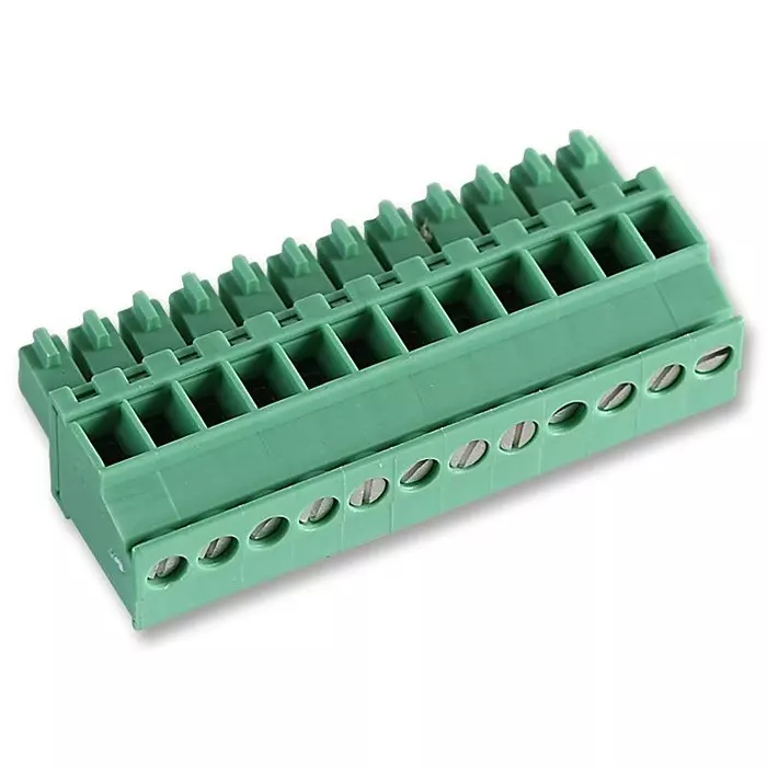 Phoenix Contact Pluggable Terminal Blocks TERMINAL BLOCK, PLUGGABLE, 12POS, 16AWG, 1863259 Phoenix Contact Pluggable Terminal Blocks TERMINAL BLOCK, PLUGGABLE, 12POS, 16AWG, 1863259