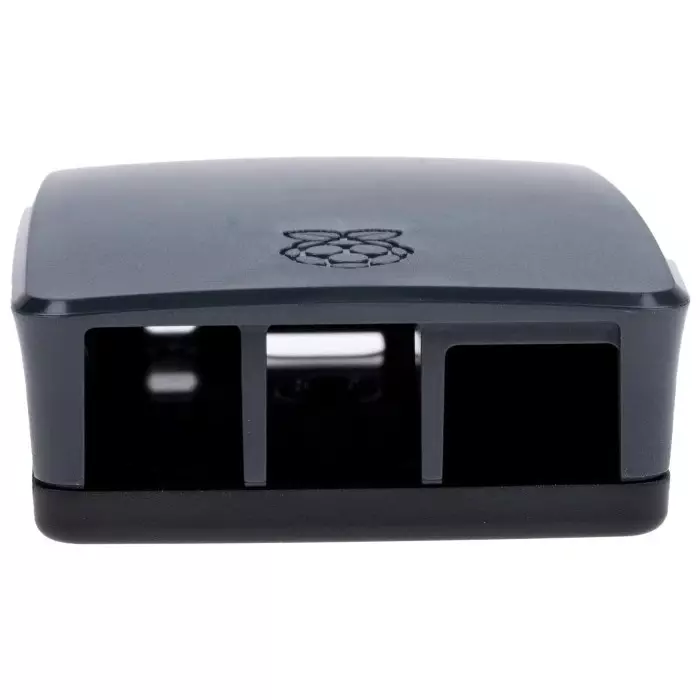 Product raspberry-pi-plastic-case-for-use-with-raspberry-pi-4b-rpi4-case-blackgrey Raspberry Pi Plastic Case for use with Raspberry Pi 4B, RPI4 Case Black/Grey