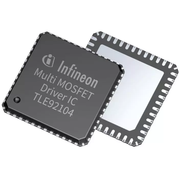 Infineon MOSFET Gate Driver 40V 48-Pin PG-VQFN-48-29, TLE92104232QXXUMA1 (Pack of 2500 Pcs) Infineon MOSFET Gate Driver 40V 48-Pin PG-VQFN-48-29, TLE92104232QXXUMA1 (Pack of 2500 Pcs)