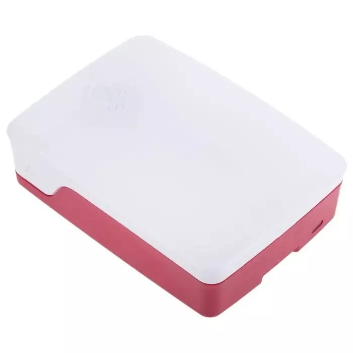 Offer raspberry-pi-plasticcase-for-use-with-raspberry-pi-4b-in-red-white-rpi4-case-redwhite Raspberry Pi Plastic Case for use with Raspberry Pi 4B in Red, White, RPI4 Case Red/White