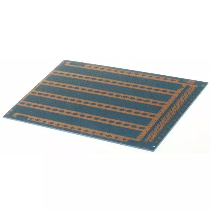 Buy vero-technologies-single-sided-eurocard-pcb-fr2-with-53x5-102mm-holes-254x254mm-pitch-10-0581 Vero Technologies Single Sided Eurocard PCB FR2 With 53x5 1.02mm Holes, 2.54x2.54mm Pitch, 10-0581