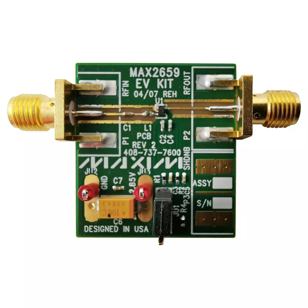 ANALOG DEVICES RF Development Tools EVAL KIT, GPS/GNSS LOW NOISE AMPLIFIER, MAX2659EVKIT+ ANALOG DEVICES RF Development Tools EVAL KIT, GPS/GNSS LOW NOISE AMPLIFIER, MAX2659EVKIT+