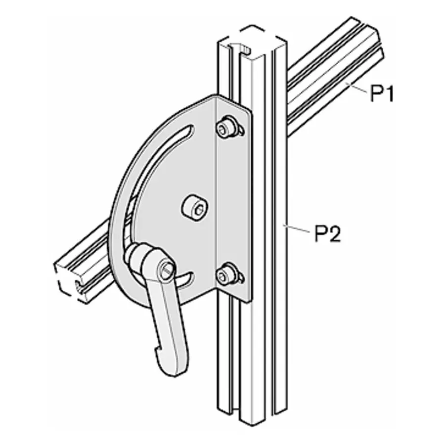Product bosch-rexroth-m6-m8-swivel-bracket-connecting-component-strut-profile-30-mm-40-mm-45-mm-50-mm-60-mm-groove-size-3842538276 Bosch Rexroth M6, M8 Swivel Bracket, Connecting Component, Strut Profile 30 mm, 40 mm, 45 mm, 50 mm, 60 mm, Groove Size, 3842538276