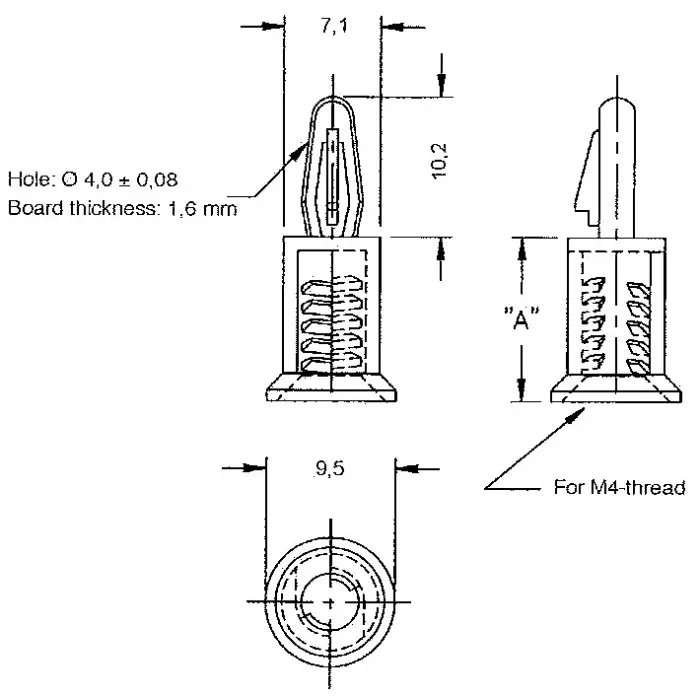 Buy sfcbs-m4-16m-01-essentra-essentra-nylon-studded-fixing-spacer-for-4mm-pcb-hole-507-3233-rs ESSENTRA COMPONENTS Nylon Studded Fixing Spacer for 4mm PCB Hole, SFCBS-M4-16M-01