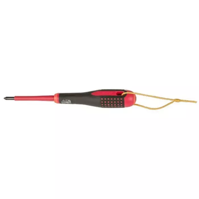 Bahco Slotted Screwdriver 4 x 0.8 mm Tip 100 mm Blade VDE/1000V 222 mm Overall Length, TAHBE-8040S Bahco Slotted Screwdriver 4 x 0.8 mm Tip 100 mm Blade VDE/1000V 222 mm Overall Length, TAHBE-8040S