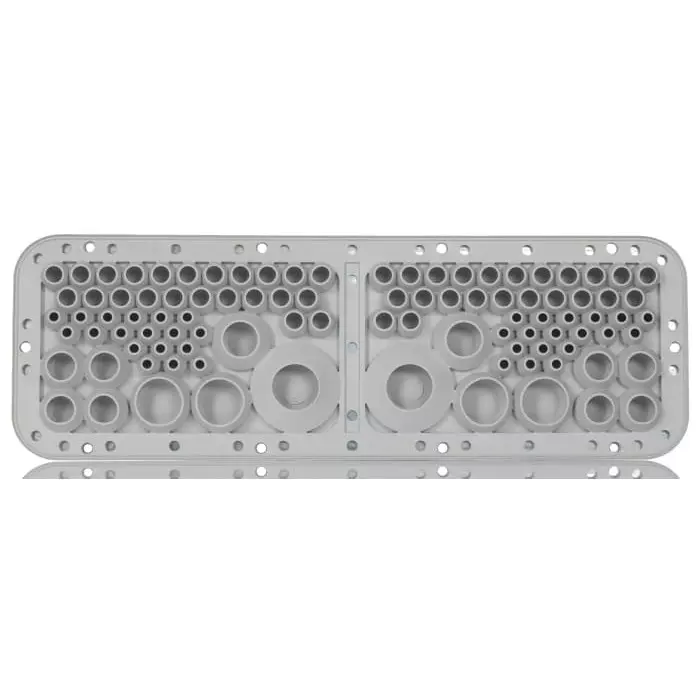 Shop rittal-sz-series-ral-7035-plastic-gland-plate-447mm-w-for-use-with-ax-226-0229 Rittal SZ Series RAL 7035 Plastic Gland Plate 447mm W for Use with AX, 2563300