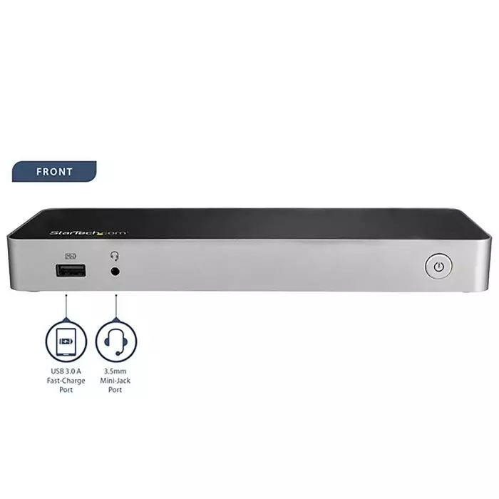 Buy dk30chdppdue-startechcom-startechcom-dual-monitor-4k-usb-c-docking-station-with-displayport-hdmi--4-x-usb-ports-usb-c-179-8012-rs StarTech.com Dual Monitor 4K USB-C Docking Station with DisplayPort HDMI - 4 x USB Ports USB C, DK30CHDPPDUE
