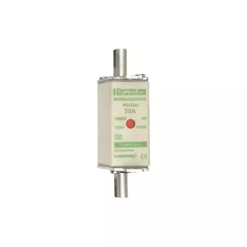 Mersen NH Fuse 50 A 500 V AC NH000, NH000AM50V50 Mersen NH Fuse 50 A 500 V AC NH000, NH000AM50V50