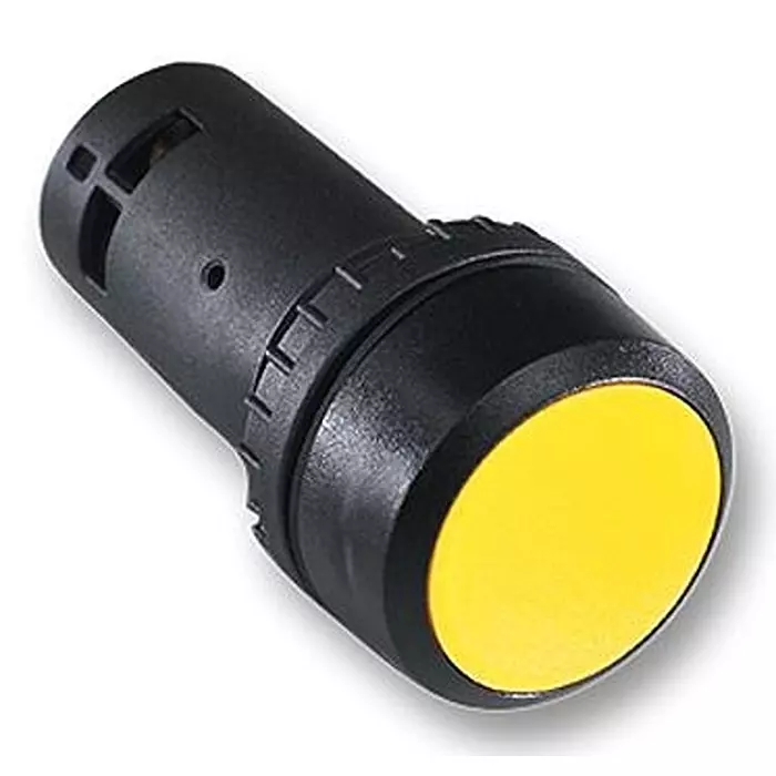ABB Switch, Pushbutton, Mom, Yellow, 1SFA619100R1023 ABB Switch, Pushbutton, Mom, Yellow, 1SFA619100R1023