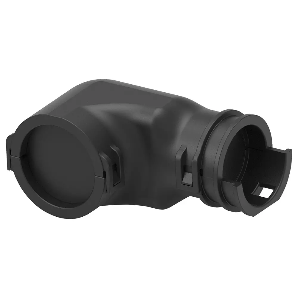 TE CONNECTIVITY Backshell, 90Deg, Pa6, Black, 2357921-1 TE CONNECTIVITY Backshell, 90Deg, Pa6, Black, 2357921-1