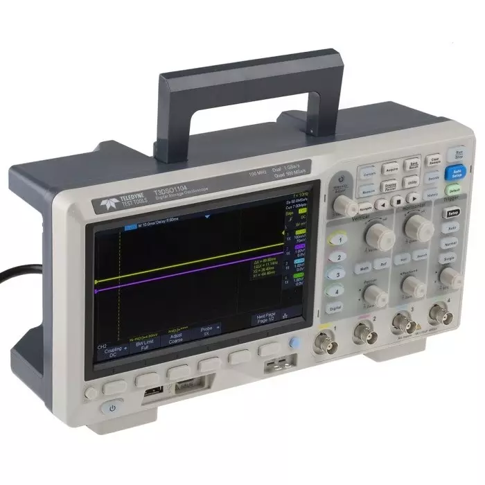 Shop t3dso1104-teledyne-lecroy-teledyne-lecroy-t3dso1104-t3dso1000-series-100mhz-bench-oscilloscope-4-analogue-channels-177-1267-rs Teledyne LeCroy Bench Oscilloscope 100 MHz 4 Analogue Channels, T3DSO1104