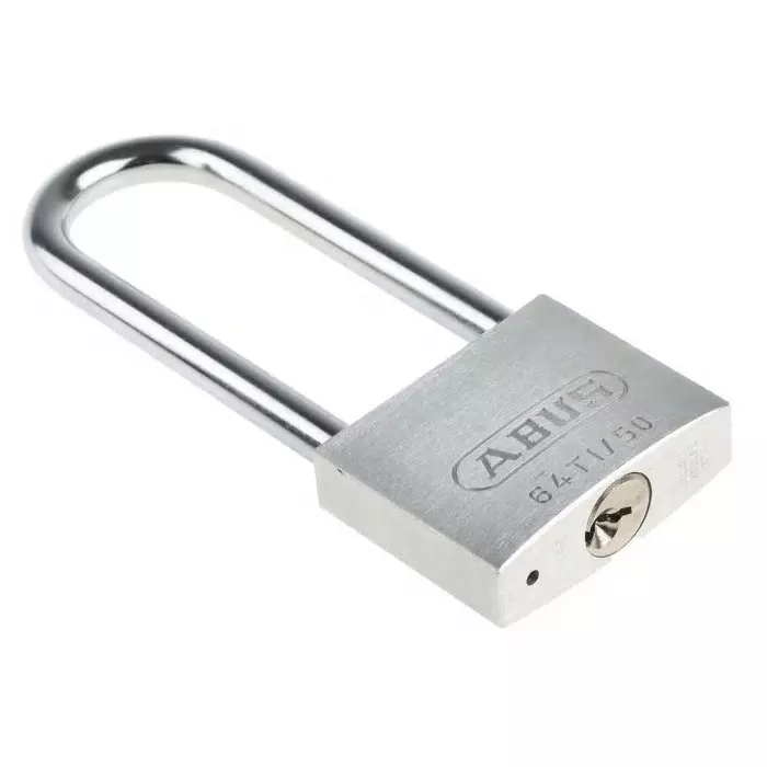 Best abus-64ti-key-weatherproof-titanium-weatherproof-padlock-8mm-shackle-50mm-body-768-9701-rs ABUS 64TI Key Weatherproof Titanium Weatherproof Padlock 8 mm Shackle 50 mm Body, 64TI/50HB80