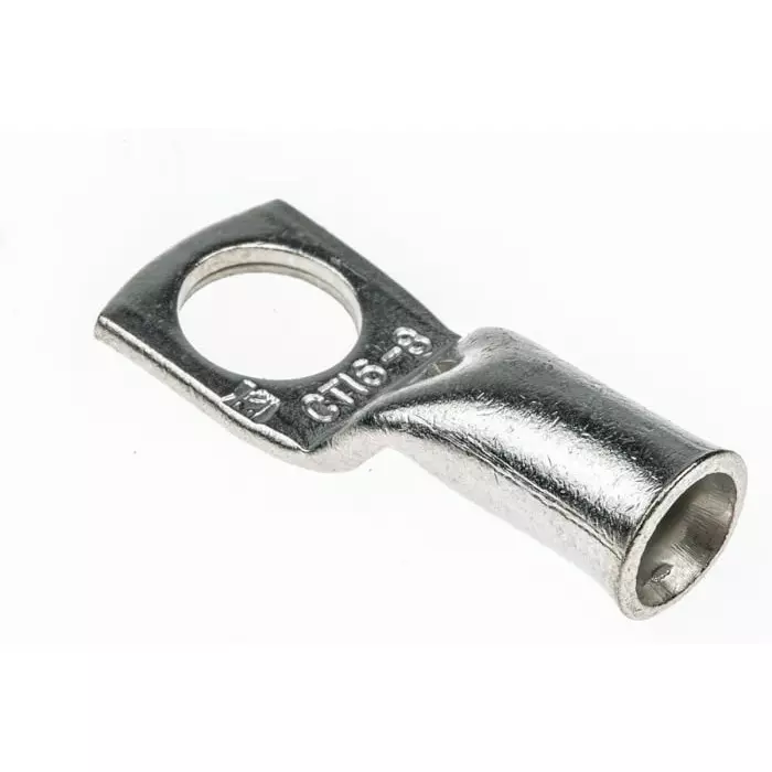 Shop rs-pro-uninsulated-ring-terminal-m8-stud-size-to-16mma-wire-size-531-059-rs RS PRO Uninsulated Ring Terminal M8 Stud Size to 16 mm² Wire Size