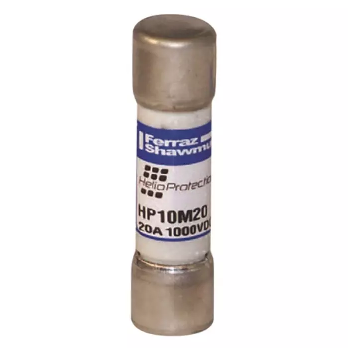 Mersen Glass Melamine Cartridge Fuse 3 A 1 kV DC 10x38 mm, HP10M3 Mersen Glass Melamine Cartridge Fuse 3 A 1 kV DC 10x38 mm, HP10M3
