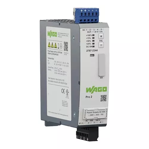 Wago POWER SUPPLY, AC-DC, 24V, 5A, 2787-2344 Wago POWER SUPPLY, AC-DC, 24V, 5A, 2787-2344