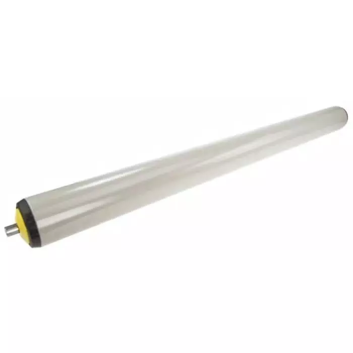 Interroll PVC Round Conveyor Roller Spring Loaded 40mm Dia. x 500mm L 40N Load Capacity Stainless Steel 8mm Spindle, 1042S40G43 - 500 Interroll PVC Round Conveyor Roller Spring Loaded 40mm Dia. x 500mm L 40N Load Capacity Stainless Steel 8mm Spindle, 1042S40G43 - 500