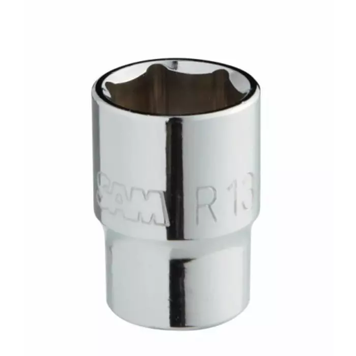 Sam Standard Socket 1/4 in Drive 8 mm 6 point 25 Overall Length, R-8 Sam Standard Socket 1/4 in Drive 8 mm 6 point 25 Overall Length, R-8