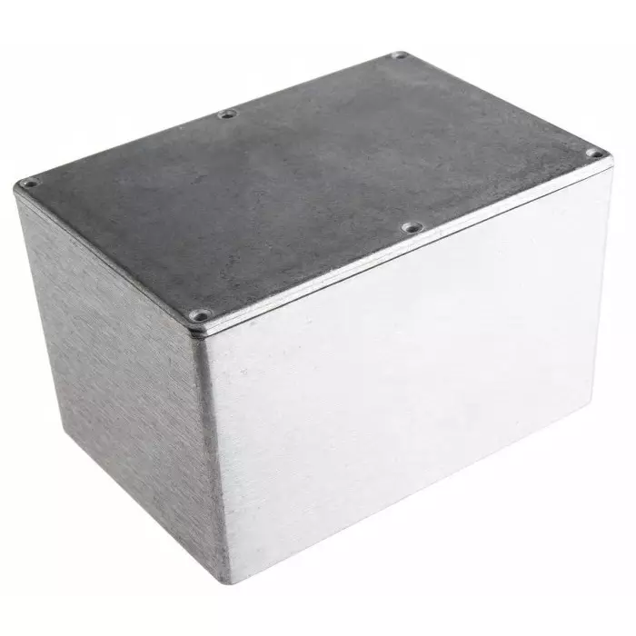 RS PRO Silver Die Cast Aluminium Enclosure IP66 Silver Lid 171.9 x 120.9 x 106 mm RS PRO Silver Die Cast Aluminium Enclosure IP66 Silver Lid 171.9 x 120.9 x 106 mm