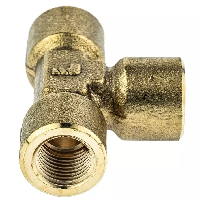 Buy legris-brass-pipe-fitting-tee-threaded-equal-tee-female-bspp-14in-to-female-bspp-14in-439701 Legris Brass Pipe Fitting Tee Threaded Equal Tee Female BSPP 1/4 inch to Female BSPP 1/4in, 0145 13 13 (Pack of 5 Pcs)