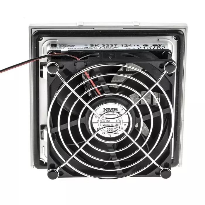 Buy rittal-sk-series-filter-fan-24-v-dc-dc-operation-18mah-filtered-20mah-unimpeded-ip54-1165-x-1165mm-756-9755 Rittal SK Series Filter Fan 24 V DC DC Operation 18m³/h Filtered 20m³/h Unimpeded IP54 116.5x116.5mm, 3237124