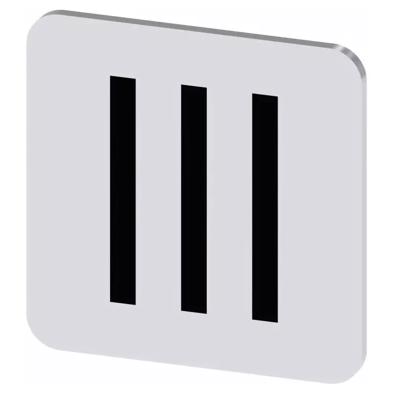 Siemens Labeling Plate, III, 3SU1900-0AF81-0QD0 Siemens Labeling Plate, III, 3SU1900-0AF81-0QD0