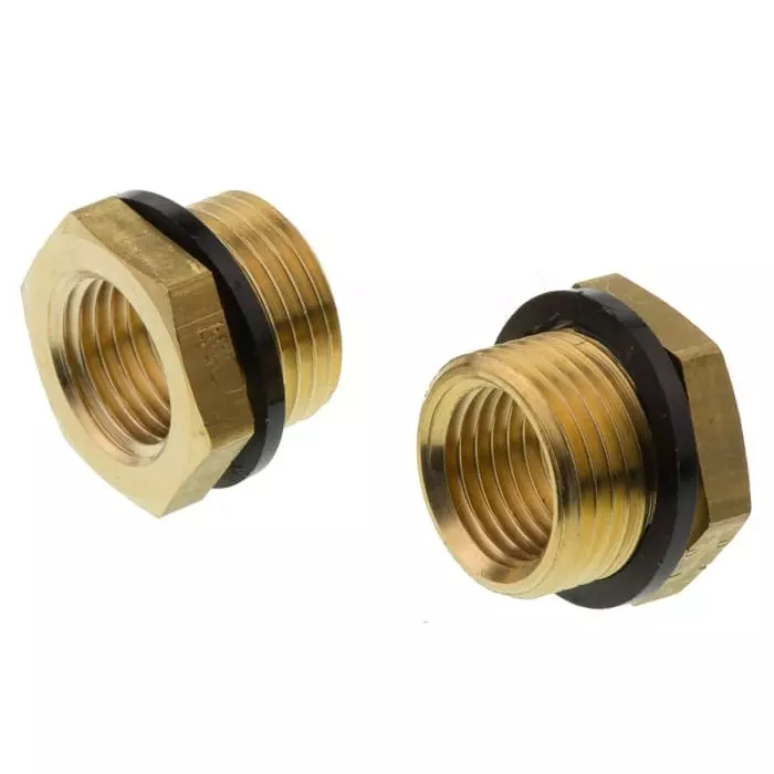 Legris Brass Pipe Fitting Straight Threaded Reducer Male G 3/8 inch to Female G 1/4in, 0168 17 13 (Pack of 5 Pcs) Legris Brass Pipe Fitting Straight Threaded Reducer Male G 3/8 inch to Female G 1/4in, 0168 17 13 (Pack of 5 Pcs)
